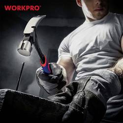 WorkPro WP241013 kladivo s rozštěpem s ergonomickou rukojetí, tvrdé 450 g 1 ks