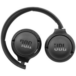 JBL Tune 510BT sluchátka otevřená (On Ear) Bluetooth® černá headset, složitelná, Indikátor nabití, Vypnutí zvuku mikrofonu