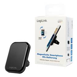 LogiLink AA0114 upevnění na ventilační mřížku držák mobilního telefonu do auta otočné o 360°, s magnetickým upevněním