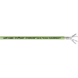 ethernetový síťový kabel LAPP ETHERLINE TORSION P CAT6A 4X2XAWG24/7, S/FTP, 4 x 2 x 0.2 mm², zelená, 100 m