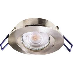 Deko Light Samsola, rund, gebürstet, Silber 110040 stropní lampa GU10 stříbrná (kartáčovaná)