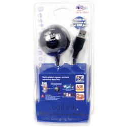 LogiLink USB kabel USB 3.2 Gen1 USB-A zástrčka, USB-A zásuvka 1.50 m černá CU0035