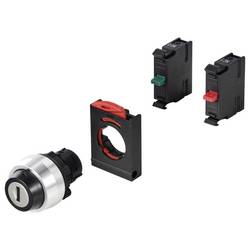 TRU COMPONENTS TC-12835268 ONPOW26BK-Y/31 uzamykatelný spínač - čelní prvek otočný přepínač černá 3 x +/- 45 ° 1 ks