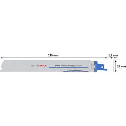 Bosch Accessories 2608658998 Plátek šalové pily Délka řezacího listu 225 mm 5 ks