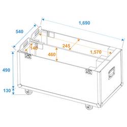 Roadinger 2x LCD ZL65 31998016 case (kufr) (d x š x v) 540 x 1685 x 1120 mm