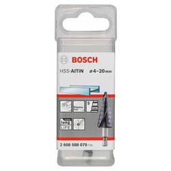 Bosch Accessories 2608588070 2608588070 HSS stupňovitý vrták Celková délka 70.5 mm TiAIN 1/4 (6,3 mm) 1 ks
