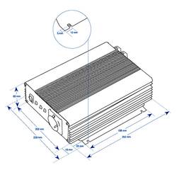 Mascot Battery měnič napětí 2286, 600 W, 12 V/DC -> 230 V/AC