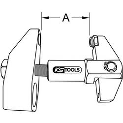 KS Tools 670.0075 Vyrážeč svorníků s hydraulickým vřetenem