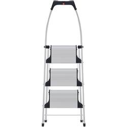 Hailo K100 TopLine 4303-301 hliník sklápěcí schůdky skládací max.prac. výška: 2.50 m stříbrná, černá 7.3 kg
