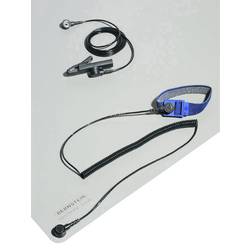 BERNSTEIN Tools for Electronics 9-361 sada ESD podložky na stůl platinově šedá (d x š) 900 mm x 610 mm vč. zemnicího kabelu, včetně zemnicího náramku , včetně