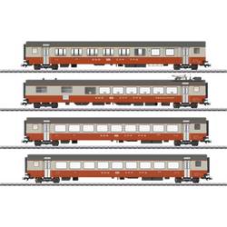 Märklin 42190 Sada 4 osobních vozů Swiss Express H0