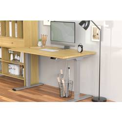 Digitus konstrukce psacího stolu pro práci vsedě i ve stoje elektricky výškově nastavitelné Rozsah výšky: 62 do 1.27 m (š x h) 170 cm x 68 cm šedá DA-90435