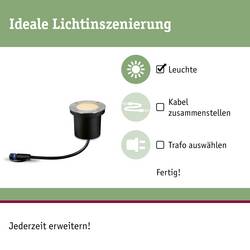 Paulmann P+S Floor insect friendly 94716 Osvětlovací systém Plug&Shine LED zahradní reflektor (rozšíření) LED 4.5 W zlatá antracitová