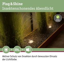 Paulmann P+S Floor insect friendly 94716 Osvětlovací systém Plug&Shine LED zahradní reflektor (rozšíření) LED 4.5 W zlatá antracitová