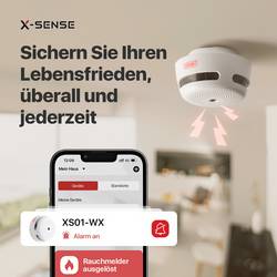 X-Sense XS01-WX detektor kouře Ovládání přes aplikaci (š x v x h) 78 x 48 x 78 mm 1 ks 1 ks