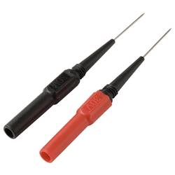 VOLTCRAFT MMS-130 měřicí hrot Měřicí jehla o průměru 0,7 mm konektor 4 mm;černá, červená 3 A, 1 pár