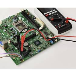 VOLTCRAFT MMS-130 měřicí hrot Měřicí jehla o průměru 0,7 mm konektor 4 mm;černá, červená 3 A, 1 pár