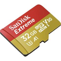 SanDisk Extreme® Mobile paměťová karta microSDHC 32 GB Class 10, UHS-I, UHS-Class 3, v30 Video Speed Class vč. SD adaptéru, výkonnostní standard A1