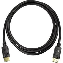 LogiLink DisplayPort kabel Konektor DisplayPort, Konektor DisplayPort 1.00 m černá CV0119 Kabel DisplayPort