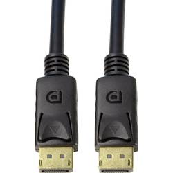 LogiLink DisplayPort kabel Konektor DisplayPort, Konektor DisplayPort 1.00 m černá CV0119 Kabel DisplayPort