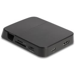 Delock 88018 USB-C®, USB 2.0, HDMI™ stojanová nabíječka na mobil černá Vhodné pro mobil: Smartphones mit USB-C Anschluss