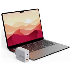 XTORM Ultra Wall USB nabíječka, GaN, 2x USB-C®, 1x USB A , 100 W, Quick Charge 3.0, bílá