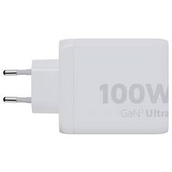 XTORM Ultra Wall USB nabíječka, GaN, 2x USB-C®, 1x USB A , 100 W, Quick Charge 3.0, bílá