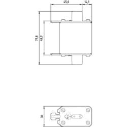 Siemens 3NA38147 NH pojistka Vhodné pro (pojistky) velikost pojistky 000 - 4 Velikost pojistky = 00 35 A 500 V/AC, 250 V/AC 3 ks