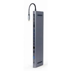 Gembird USB-C® dokovací stanice A-CM-COMBO9-01 Vhodné pro značky (dokovací stanice pro notebook): univerzální