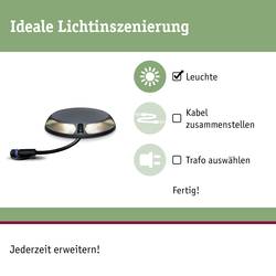 Osvětlovací systém Plug&Shine LED nástavbové svítidlo na zem 3 W N/A Paulmann 93920 antracitová nepřímé osvětlení