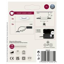 Paulmann Coin LED vestavné koupelnové svítidlo LED 6 W IP65 bílá (matná)
