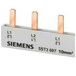 Siemens 5ST3641 Kolíková sběrná lišta, 16 mm2 připojení: 3x (2fázová+HS/FS), s ochranou proti doteku kolíková sběrnicová lišta 10 ks