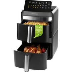 GourmetMaxx 16818 horkovzdušná fritéza 12 l 2800 W nepřilnavý povlak, bez BPA, Cool touch pouzdro, Digitální časovač, funkce grilování, horkovzdušný,