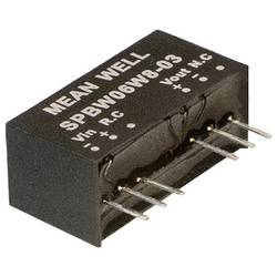 MEAN WELL SPBW06W8-12 DC/DC měnič napětí 12 V 0.500 A 6 W Obsah 1 ks