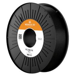 BEDROCK 3D PC-4718a075 PC/ABS FR Black 1.75 mm 750 g vlákno pro 3D tiskárny PC-ABS 1.75 mm 750 g černá 1 ks
