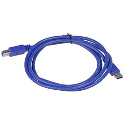 Akyga USB kabel USB 3.0 USB-A zástrčka, USB-B zástrčka 1.80 m černá AK-USB-09