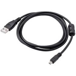 Akyga USB kabel USB 2.0 USB-A zástrčka, UC-E6 1.50 m černá AK-USB-20