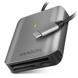 AXAGON CRE-S3C externí čtečka paměťových karet USB-C® šedá, černá