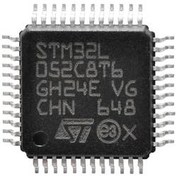 STMicroelectronics 2,4÷3,6VDC LQFP48 IC: Mikrocontroller STM32 ARM STM32F0 48MHz mikrořadič LQFP-48 32-Bit 48 MHz Počet vstupů/výstupů 39 Tray