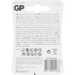 GP GPCR123APRO086C1 fotobaterie CR-123A lithiová 1400 mAh 3 V 1 ks