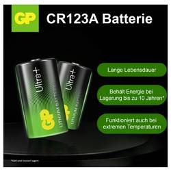 GP GPCR123APRO086C1 fotobaterie CR-123A lithiová 1400 mAh 3 V 1 ks
