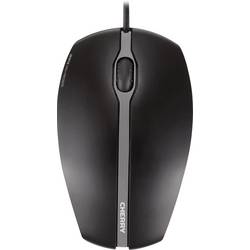 CHERRY Gentix Illuminated optická myš, přenos USB, 3 tlačítko, 1000 dpi, černá