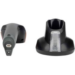 Manhattan Wireless 2D bezdrátový skener 2D čárového kódu bezdrátové 1D, 2D CCD černá, oranžová ruční skener vč. stojánku USB-A