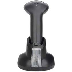 Manhattan Wireless 2D bezdrátový skener 2D čárového kódu bezdrátové 1D, 2D CCD černá, oranžová ruční skener vč. stojánku USB-A