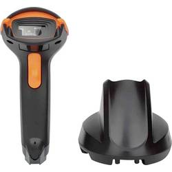 Manhattan Wireless 2D bezdrátový skener 2D čárového kódu bezdrátové 1D, 2D CCD černá, oranžová ruční skener vč. stojánku USB-A