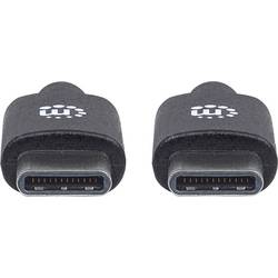 Manhattan USB kabel USB 2.0 USB-C ® zástrčka 0.50 m černá 354868