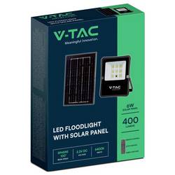 V-TAC VT-55050 6965 Solární LED reflektor 6 W Barvy světla (LED svítidlo): neutrální bílá