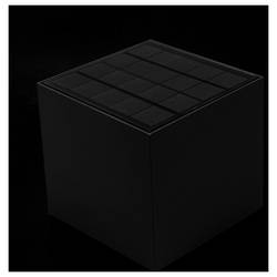 V-TAC VT-409CCT-B 23770-1 venkovní solární nástěnné osvětlení s PIR senzorem LED 9 W černá