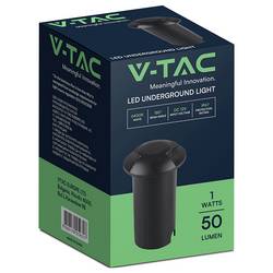 V-TAC VT-1161 211468 LED vestavné svítidlo LED 1 W černá