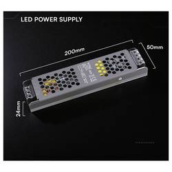 V-TAC VT-24075-S napájecí zdroj pro LED konstantní napětí 75 W 3.1 A 24 V/DC bez možnosti stmívání 1 ks